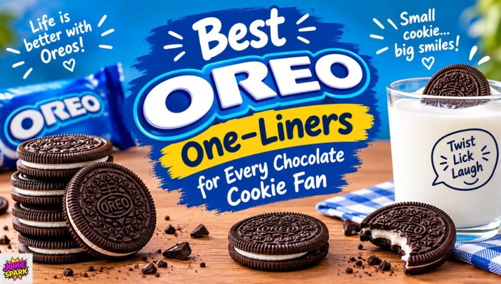Best Oreo One-Liners for Every Chocolate Cookie Fan