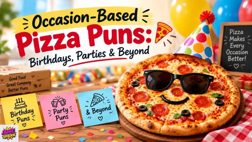 Occasion-Based Pizza Puns: Birthdays, Parties & Beyond