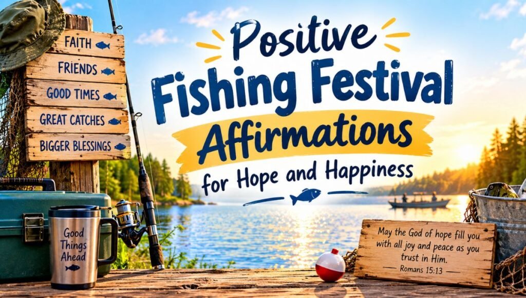 Positive Fishing Festival Affirmations for Hope and Happiness