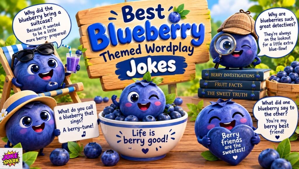 Best Blueberry Themed Wordplay Jokes