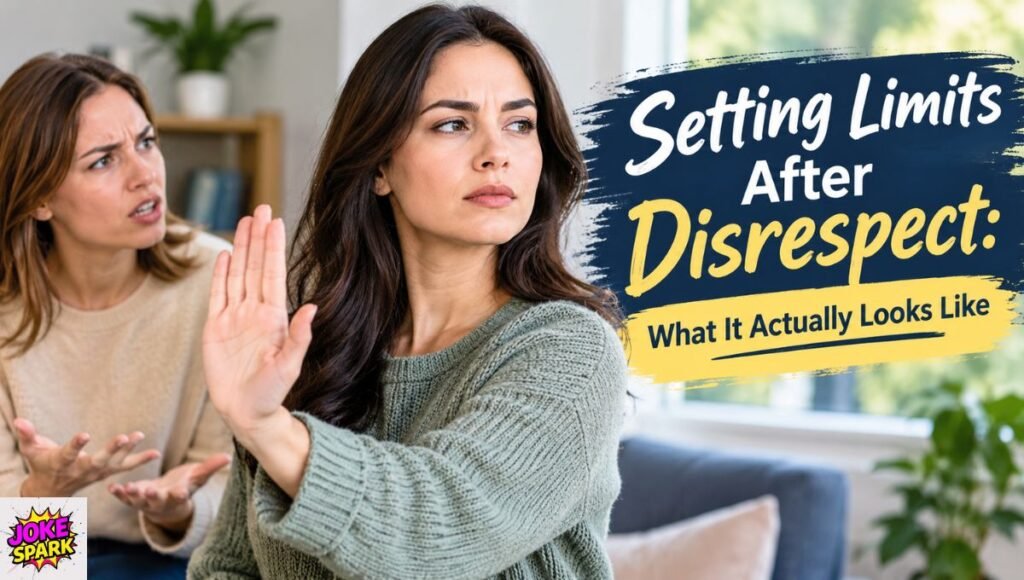 Setting Limits After Disrespect: What It Actually Looks Like
