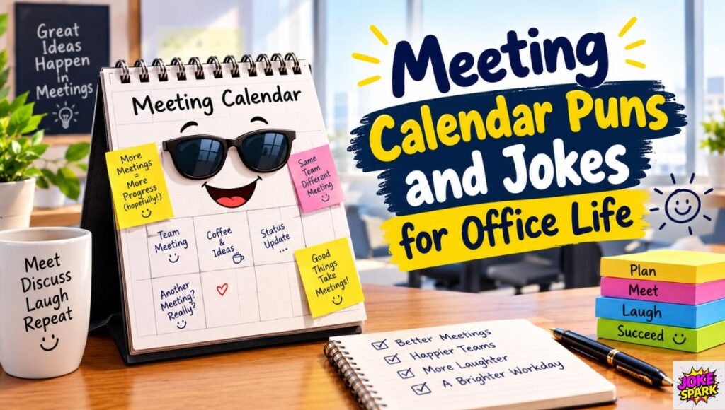 Meeting Calendar Puns and Jokes for Office Life